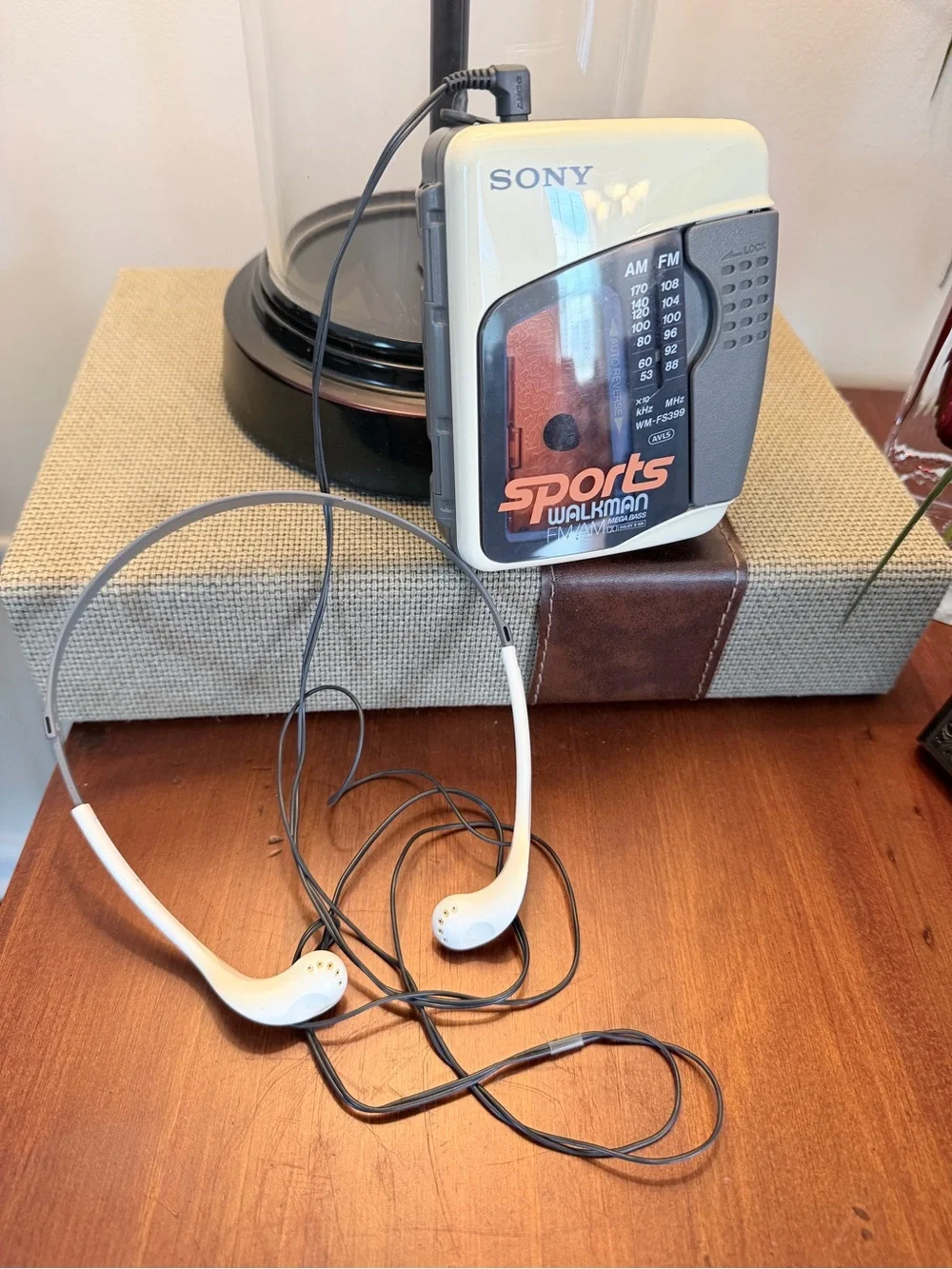 Vintage Sony Sports Walkman Cassette Player with Headphones